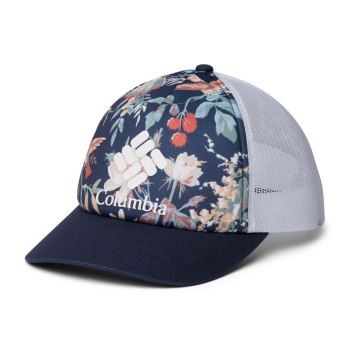 Columbia Mesh II, Gorras Azul Marino Blancos Para Mujer | 136794-TJD